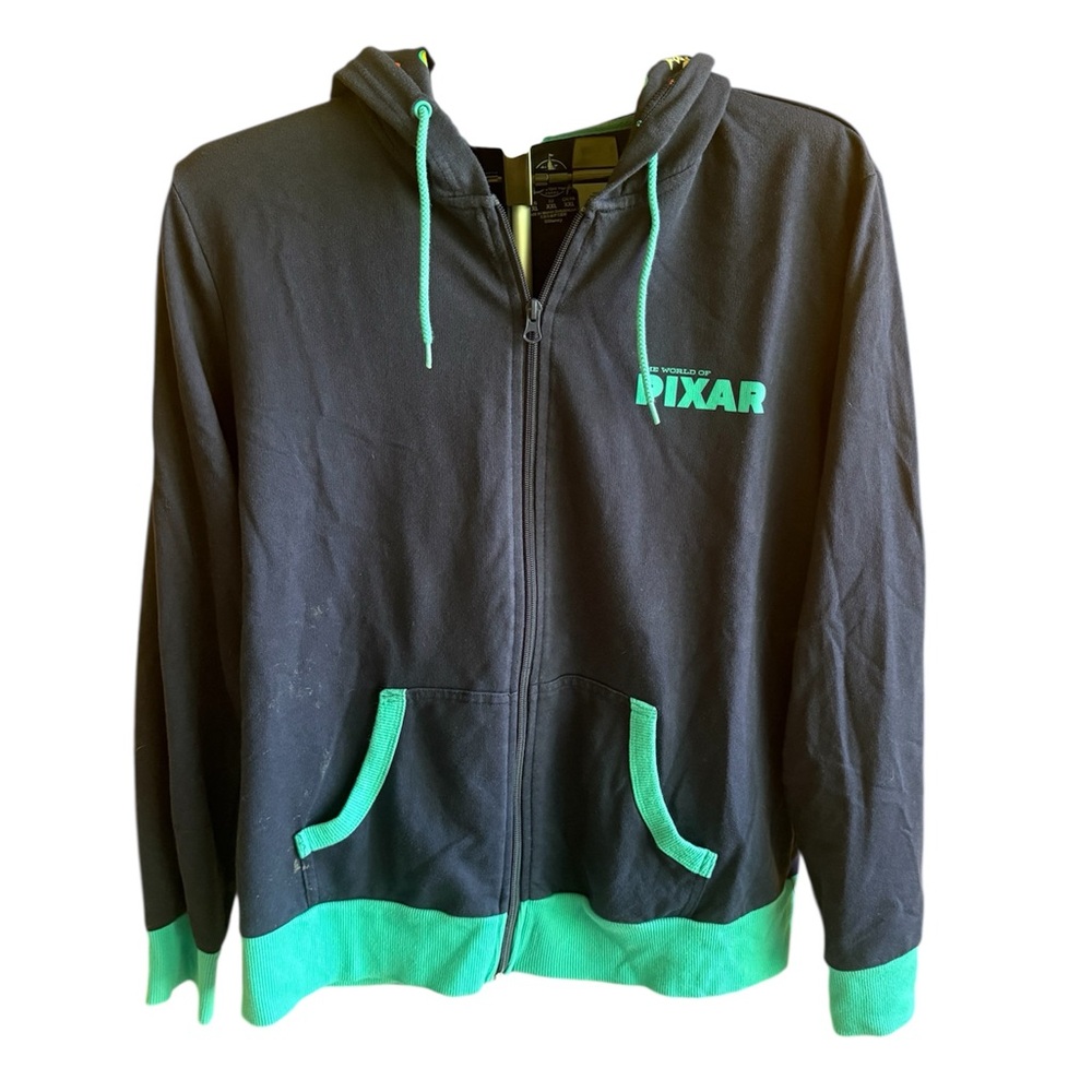 Pixar Kids Black and Green Hoodie